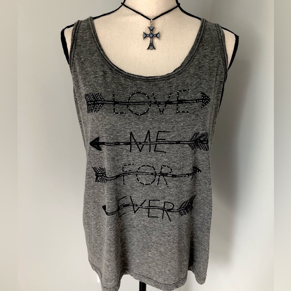 Maurices Fairygrunge Whimsigoth Arrow Tank Top Size Large